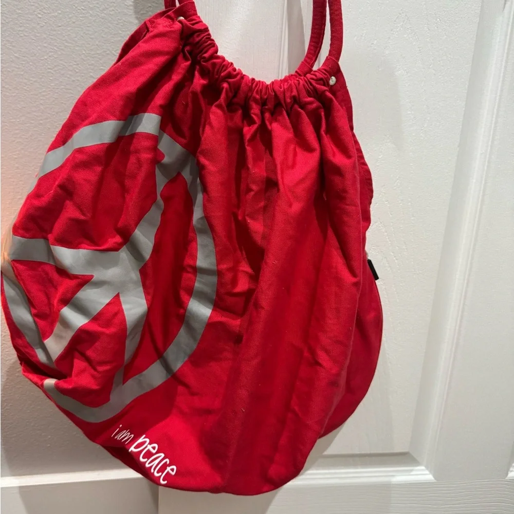 Red Heart Tote Bag - Picture 3 of 4